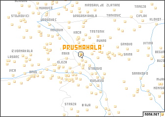 map of Pruš-Mahala