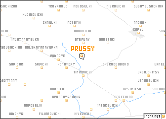 map of Prussy