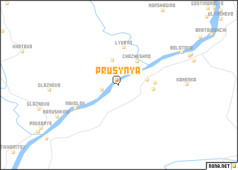 map of Prusynya