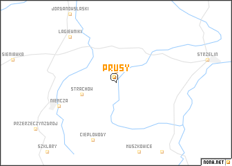 map of Prusy