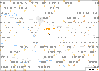 map of Prusy