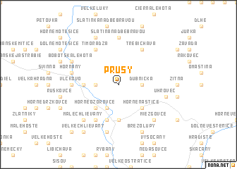 map of Prusy