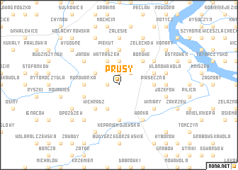 map of Prusy