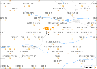 map of Prusy