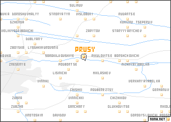 map of Prusy