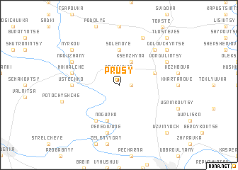 map of Prusy