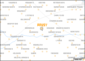 map of Prusy