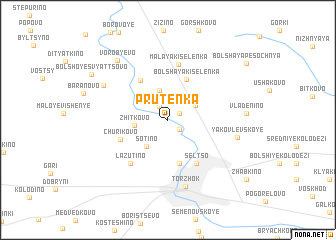 map of Prutenka