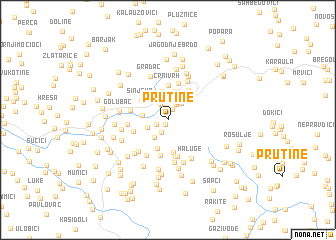 map of Prutine