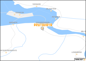 map of Prutovaya