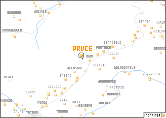 map of Prvce