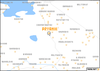 map of Pryamik