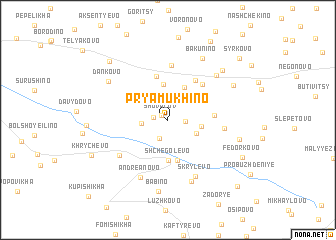 map of Pryamukhino