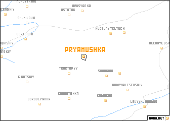 map of Pryamushka