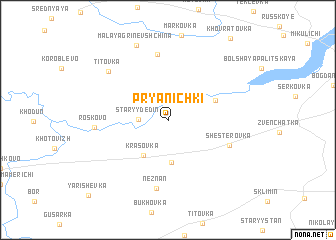 map of Pryanichki