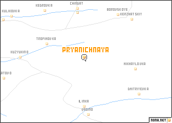 map of Pryanichnaya