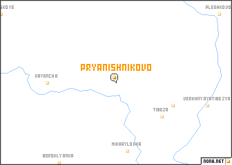 map of Pryanishnikovo