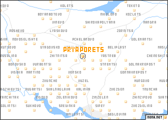 map of Pryaporets