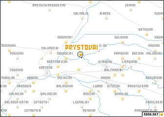 map of Prystovai