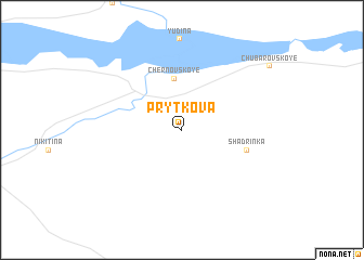 map of Prytkova