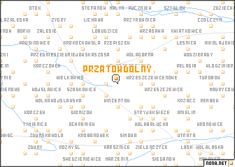 map of Przatów Dolny