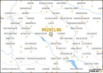 map of Przecław