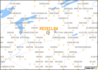 map of Przecław