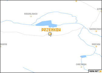 map of Przemków