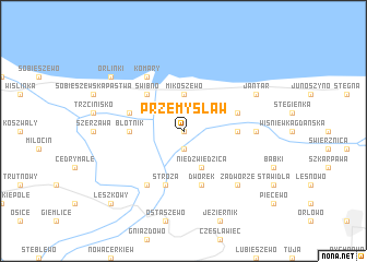 map of Przemysław