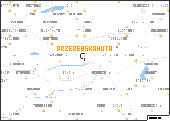 map of Przerębska Huta