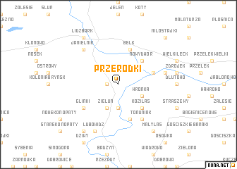 map of Przerodki