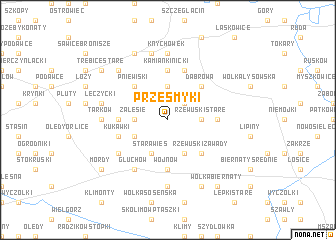 map of Przesmyki