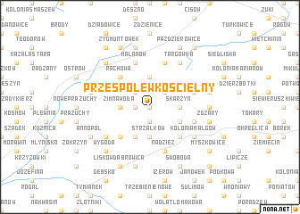 map of Przespolew Kościelny