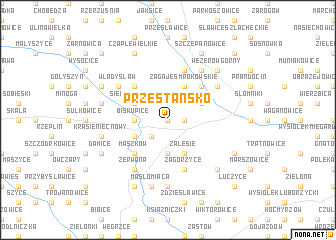 map of Przestańsko