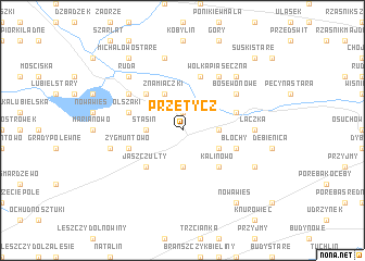 map of Przetycz