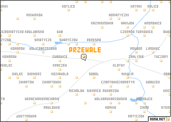 map of Przewale