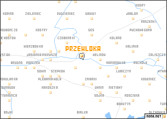 map of Przewłoka