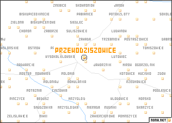 map of Przewodziszowice