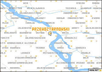 map of Przewóz Tarnowski