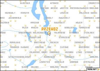 map of Przewóz