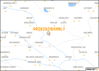 map of Przezdzięk Mały