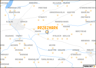 map of Przezmark