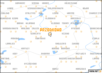 map of Przodkowo