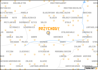 map of Przychody