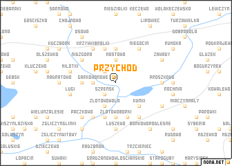 map of Przychód