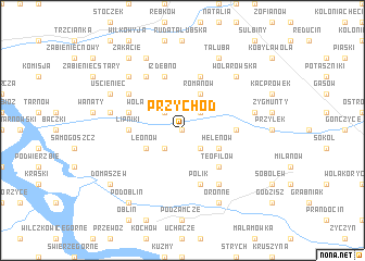 map of Przychód