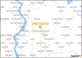 map of Przydatki