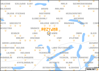 map of Przyjma