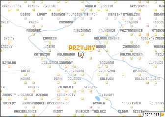 map of Przyjmy