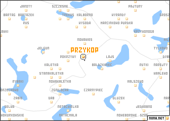 map of Przykop